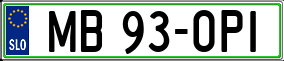 Truck License Plate